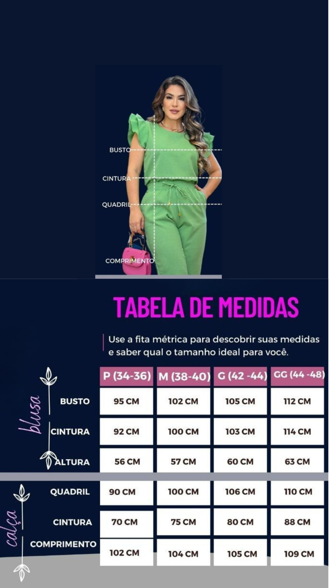 Tabela de Medidas