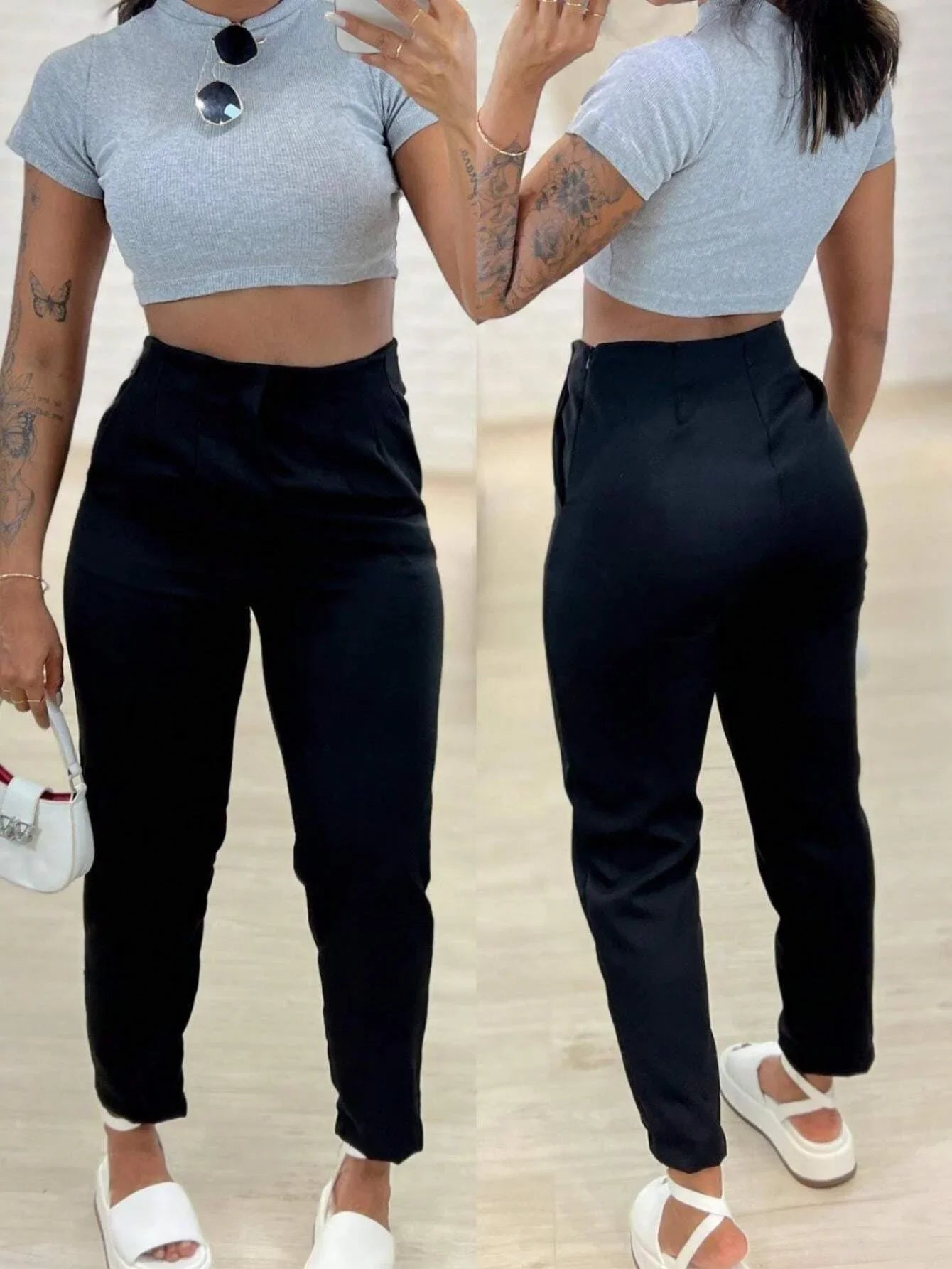 Calça Horizonte de Viena – Minimalismo que transforma o básico em luxo