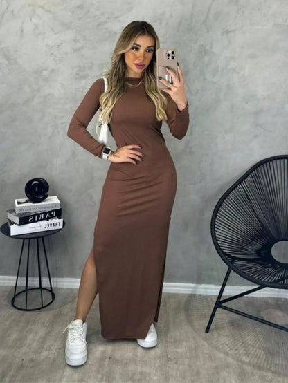 Vestido Noite em Sevilha – Elegância sóbria que encanta no detalhe