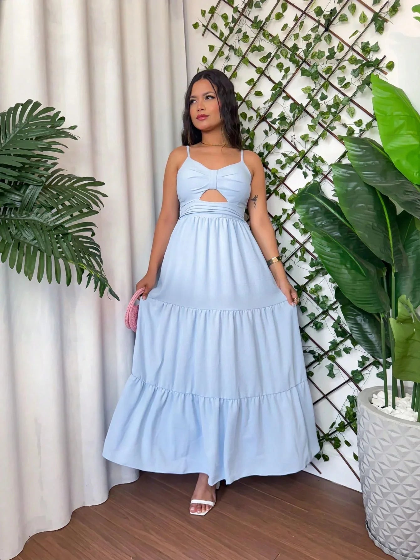 Vestido Névoa de Provence – Delicadeza em forma de vestido