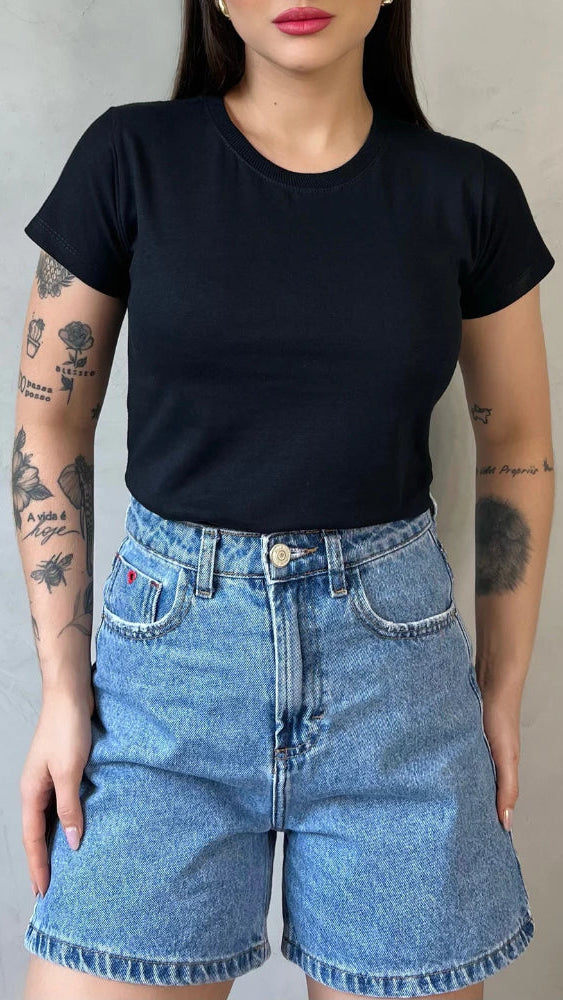 Camiseta Branca Básica Premium