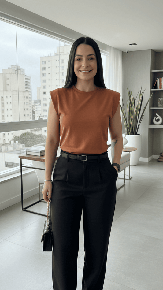 Blusa Força de Marselha – Estrutura e suavidade em um único movimento