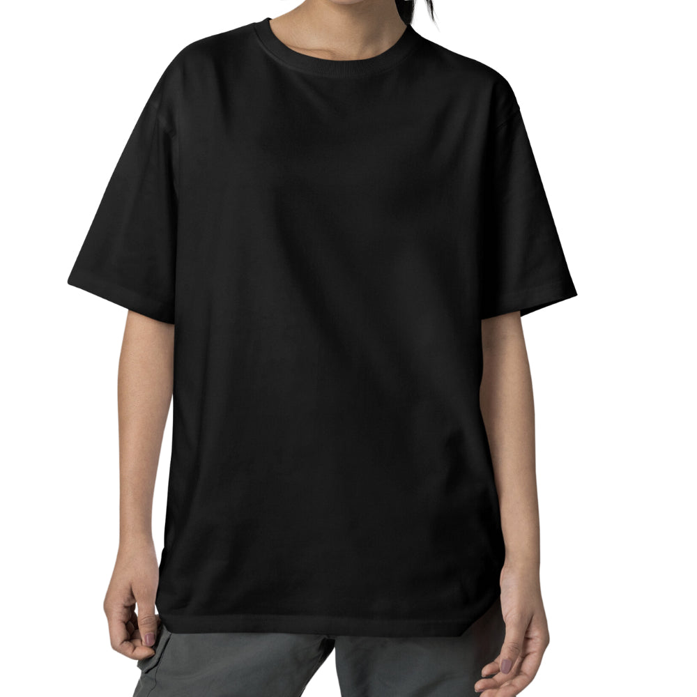 Camiseta de corte reto – versátil para looks urbanos e noturnos