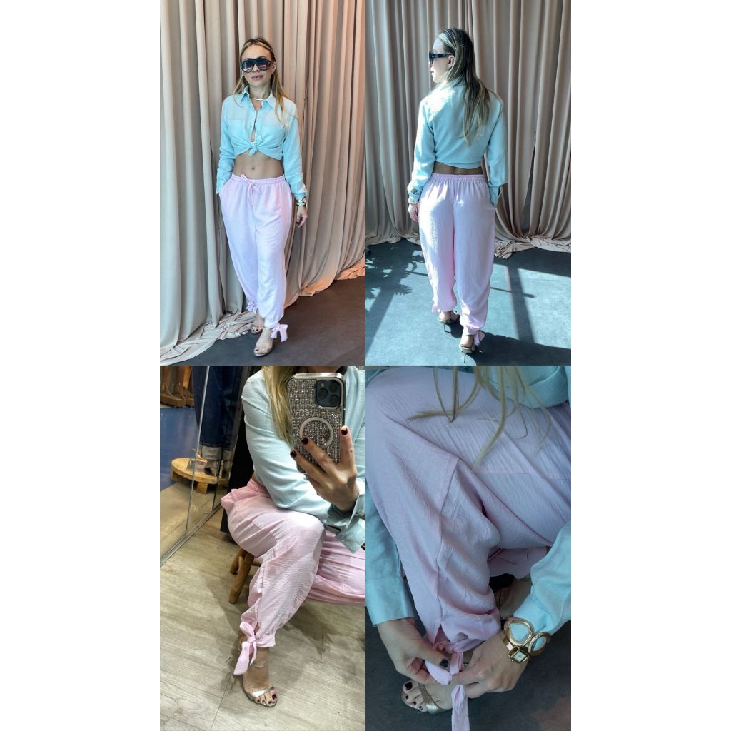 Calça Aladim Crepe Duna