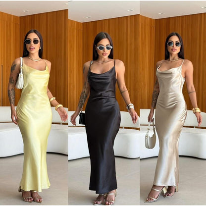 Vestido Milena de Champagne