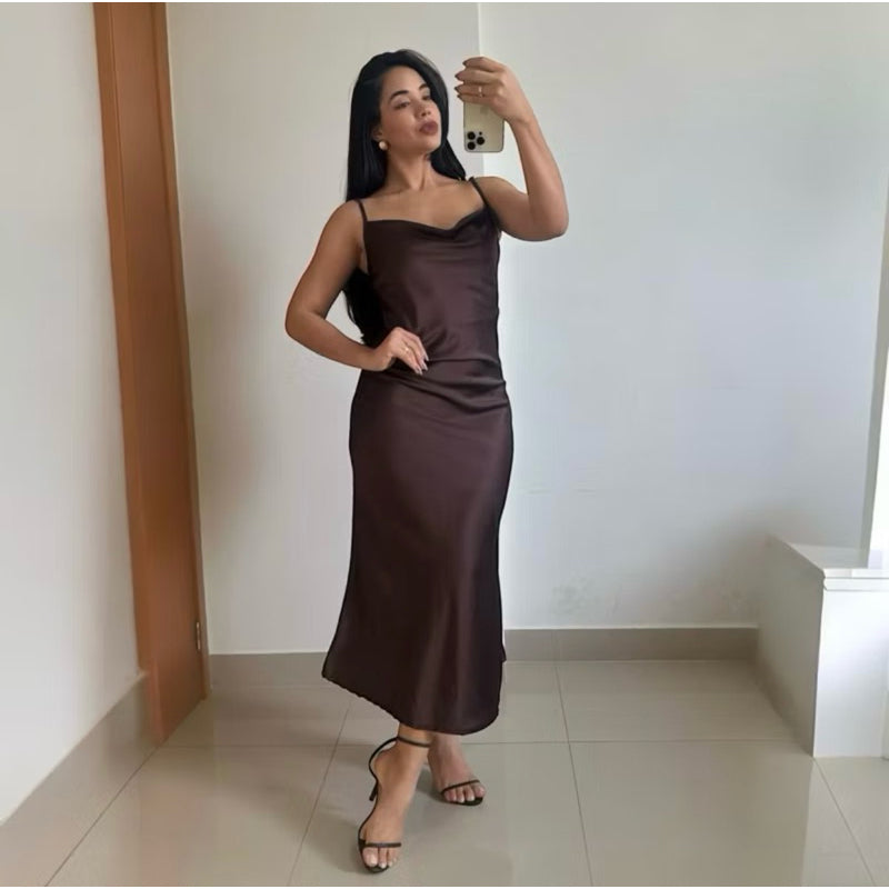 Vestido Milena de Champagne