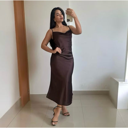 Vestido Milena de Champagne