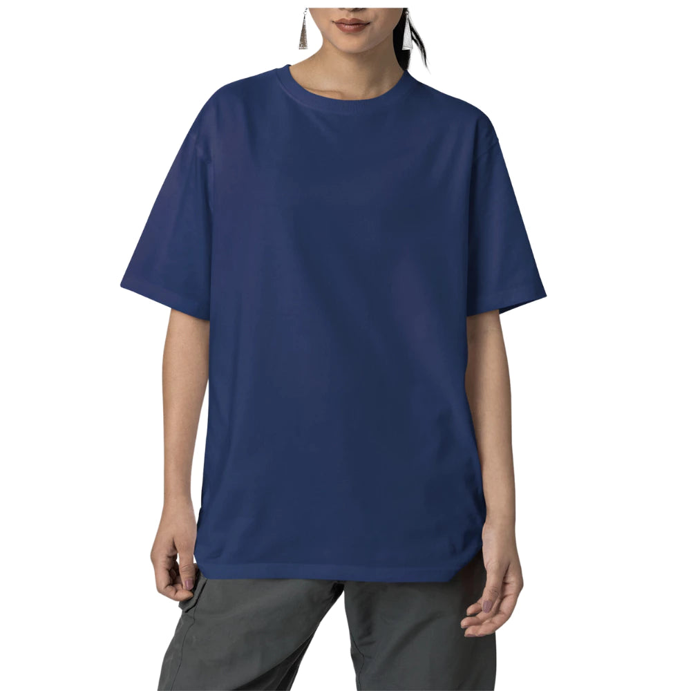 Camiseta de corte reto – versátil para looks urbanos e noturnos