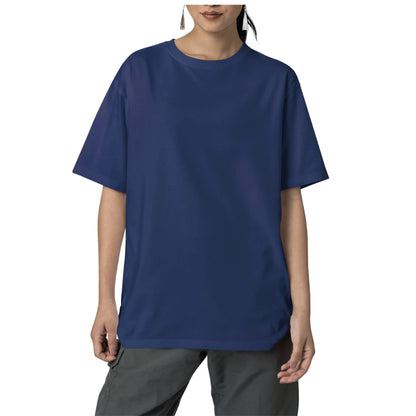 Camiseta de corte reto – versátil para looks urbanos e noturnos