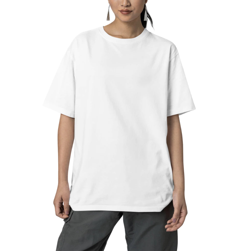 Camiseta de corte reto – versátil para looks urbanos e noturnos